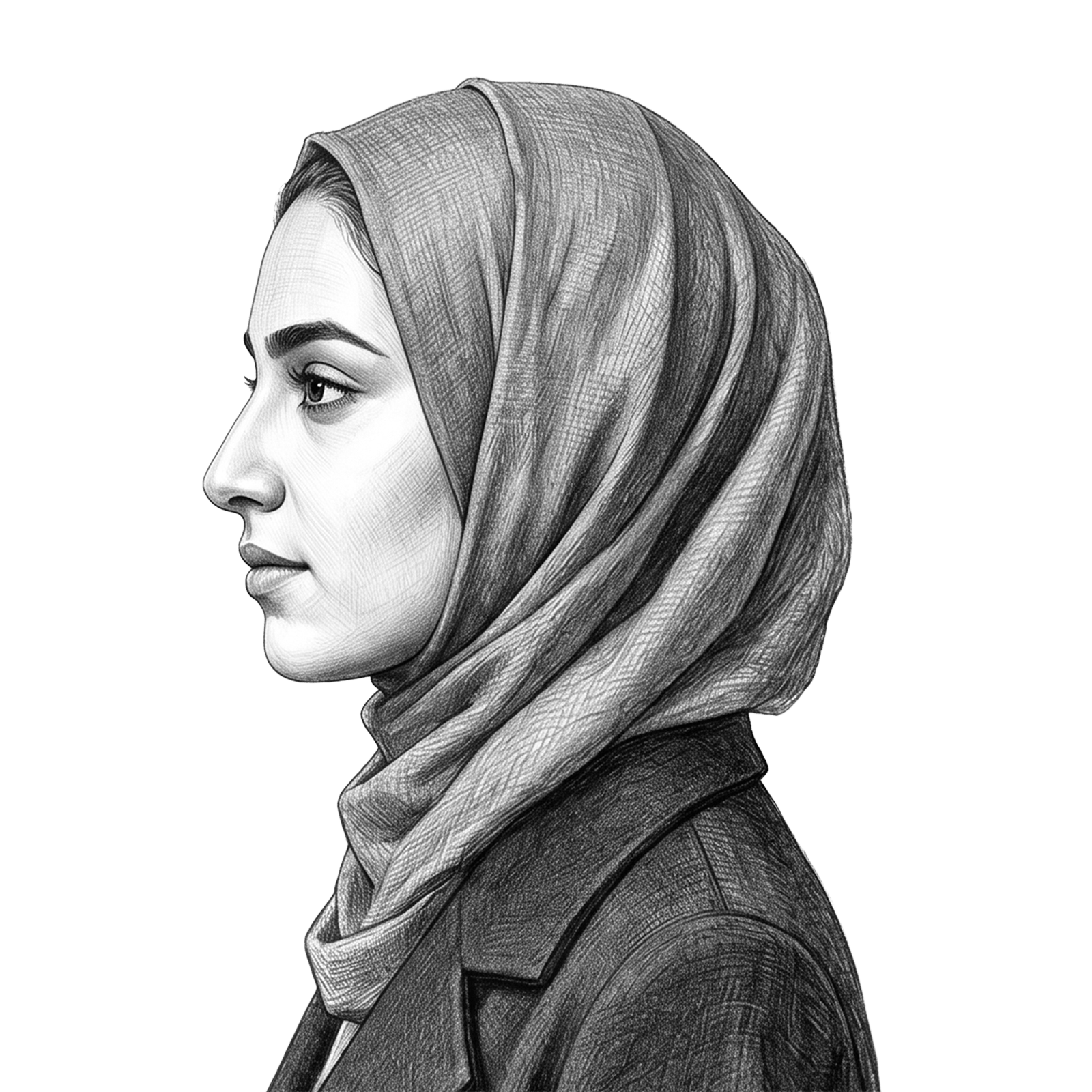Illustration of a confident business leader in profile, representing executive presence, leadership insight, and professional development through RHR’s Leadership Assessment, Coaching, and Development Solutions.