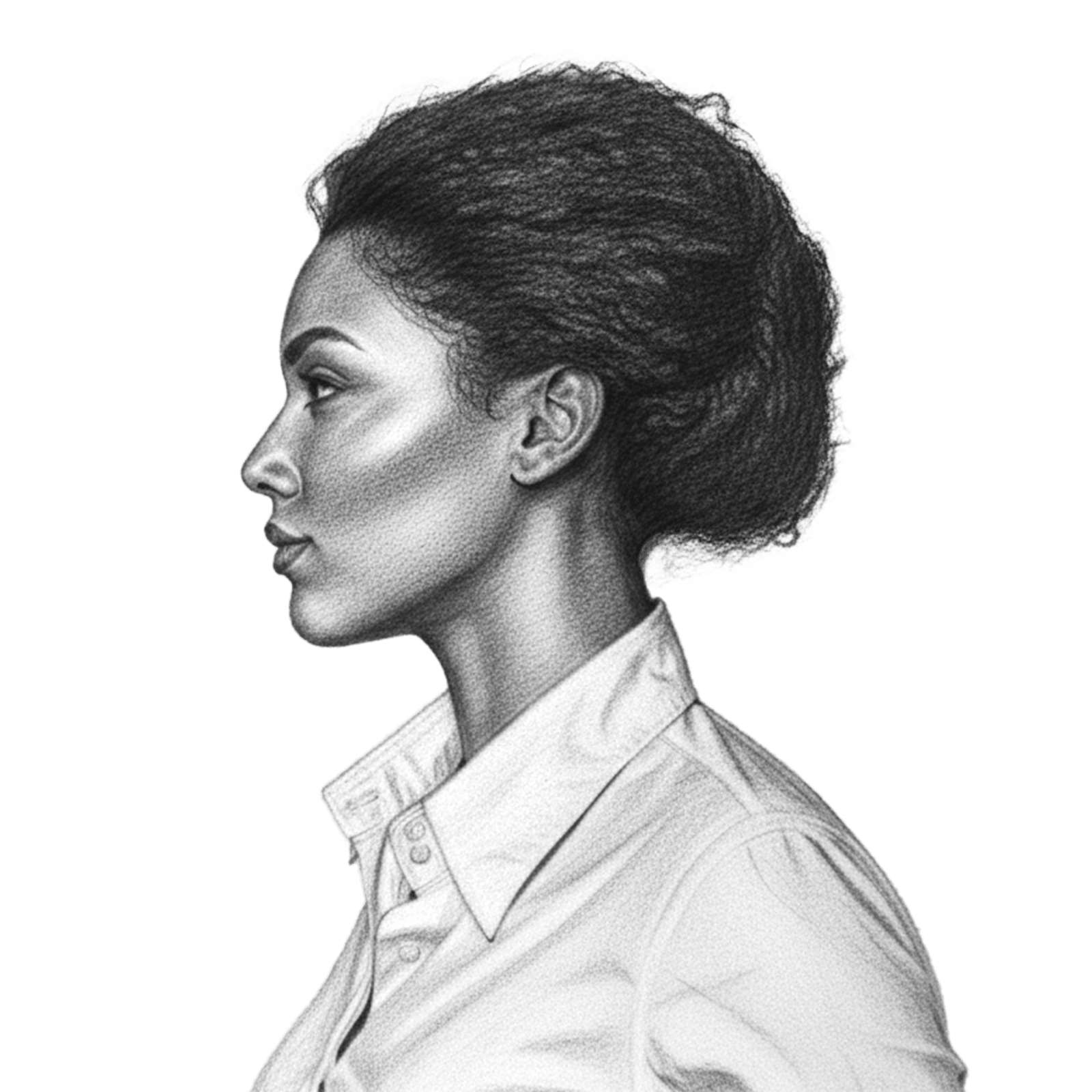Illustration of a confident business leader in profile, representing executive presence, leadership insight, and professional development through RHR’s Leadership Assessment, Coaching, and Development Solutions.