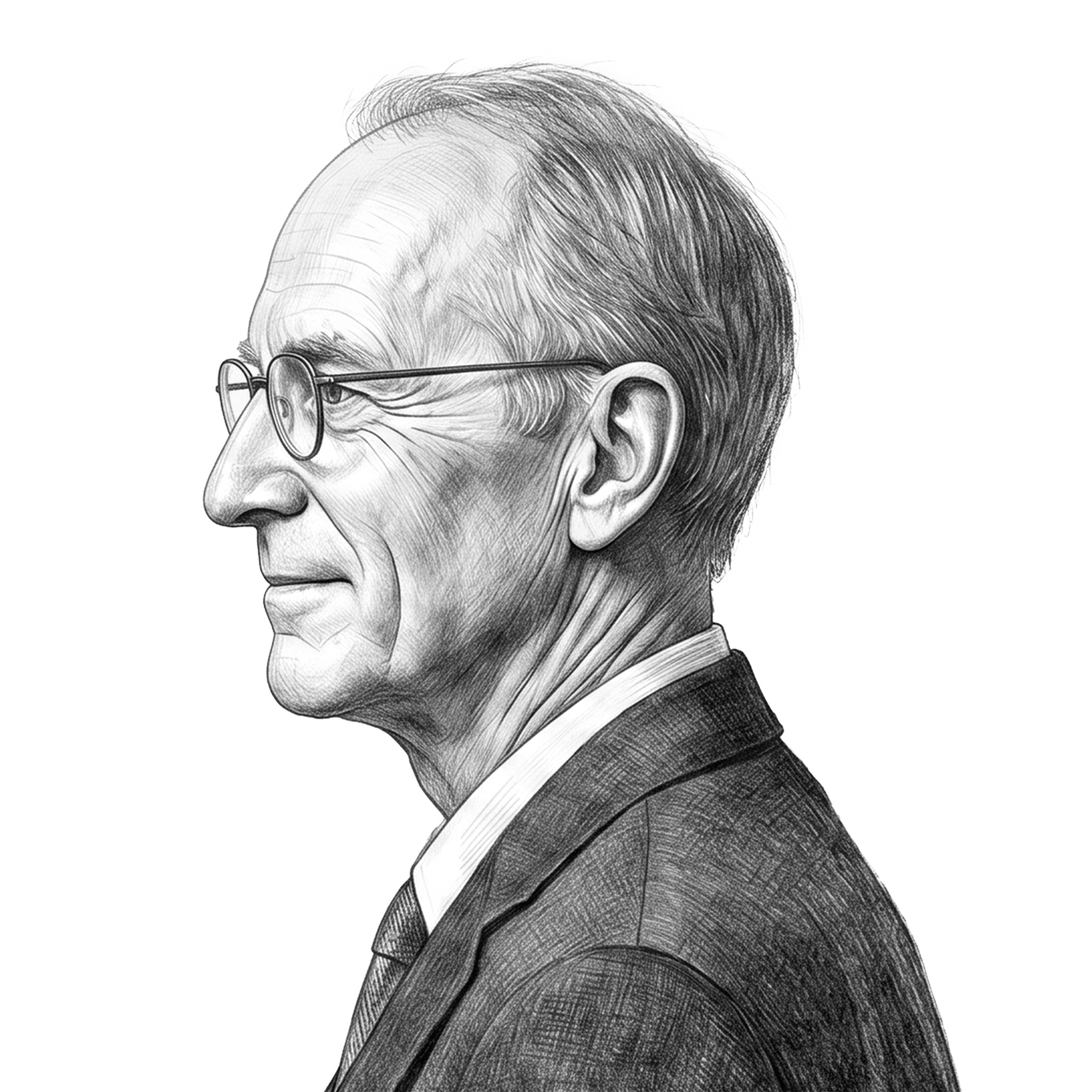 Illustration of a confident business leader in profile, representing executive presence, leadership insight, and professional development through RHR’s Leadership Assessment, Coaching, and Development Solutions.