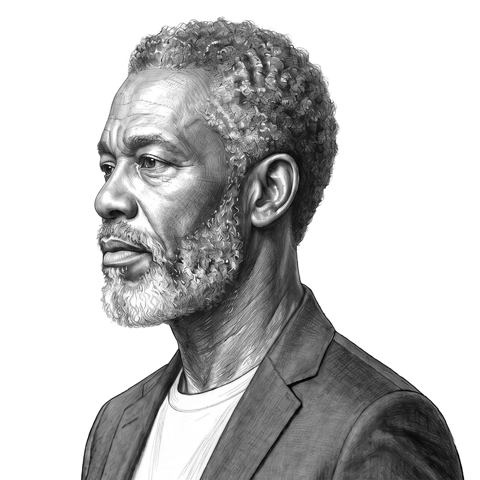 Illustration of a confident business leader in profile, representing executive presence, leadership insight, and professional development through RHR’s Leadership Assessment, Coaching, and Development Solutions.