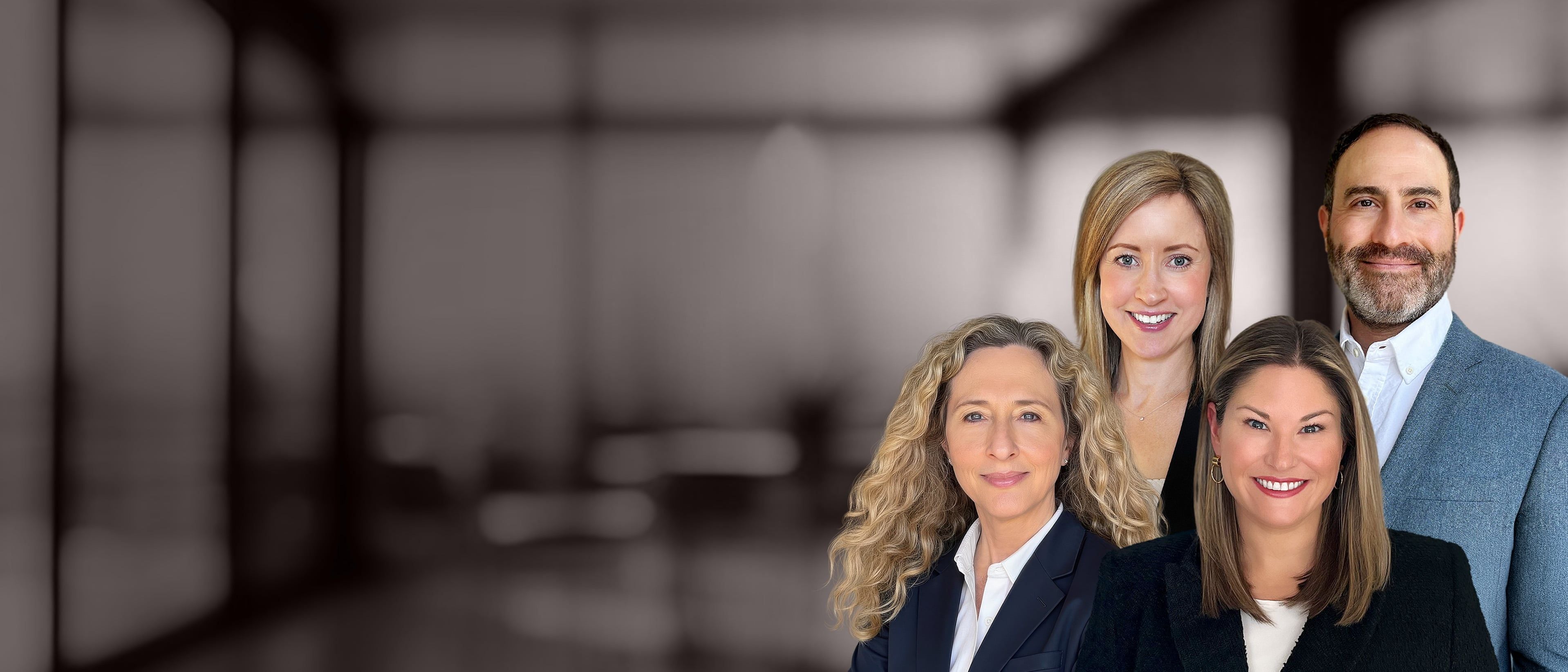 RHR senior leadership team members Mandi MacDonald, Eric Prensky, Juliet Saxe, and Sonya Stevens.