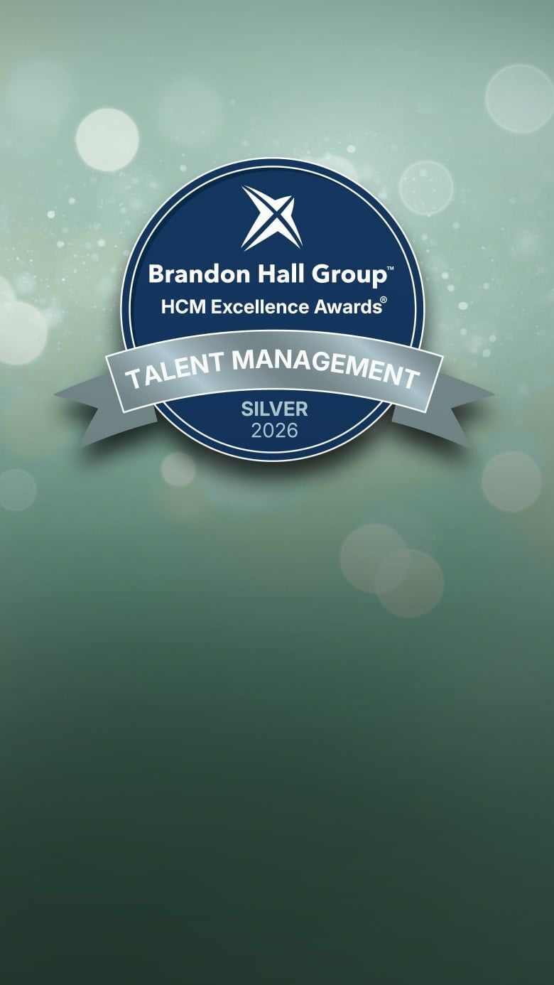 2026 Brandon Hall Group Silver Award badge for Best High Potential Development.