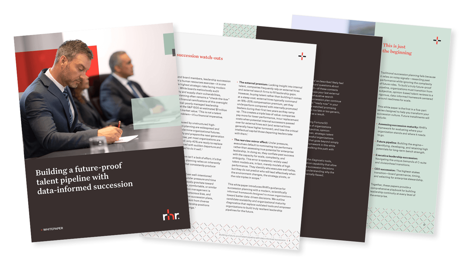 Succession planning whitepaper preview for Building a Future-Proof Talent Pipeline with Data-Informed Succession.