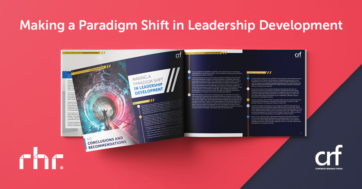 Making A Paradigm Shift In Leadership Development | RHR | Leadership ...